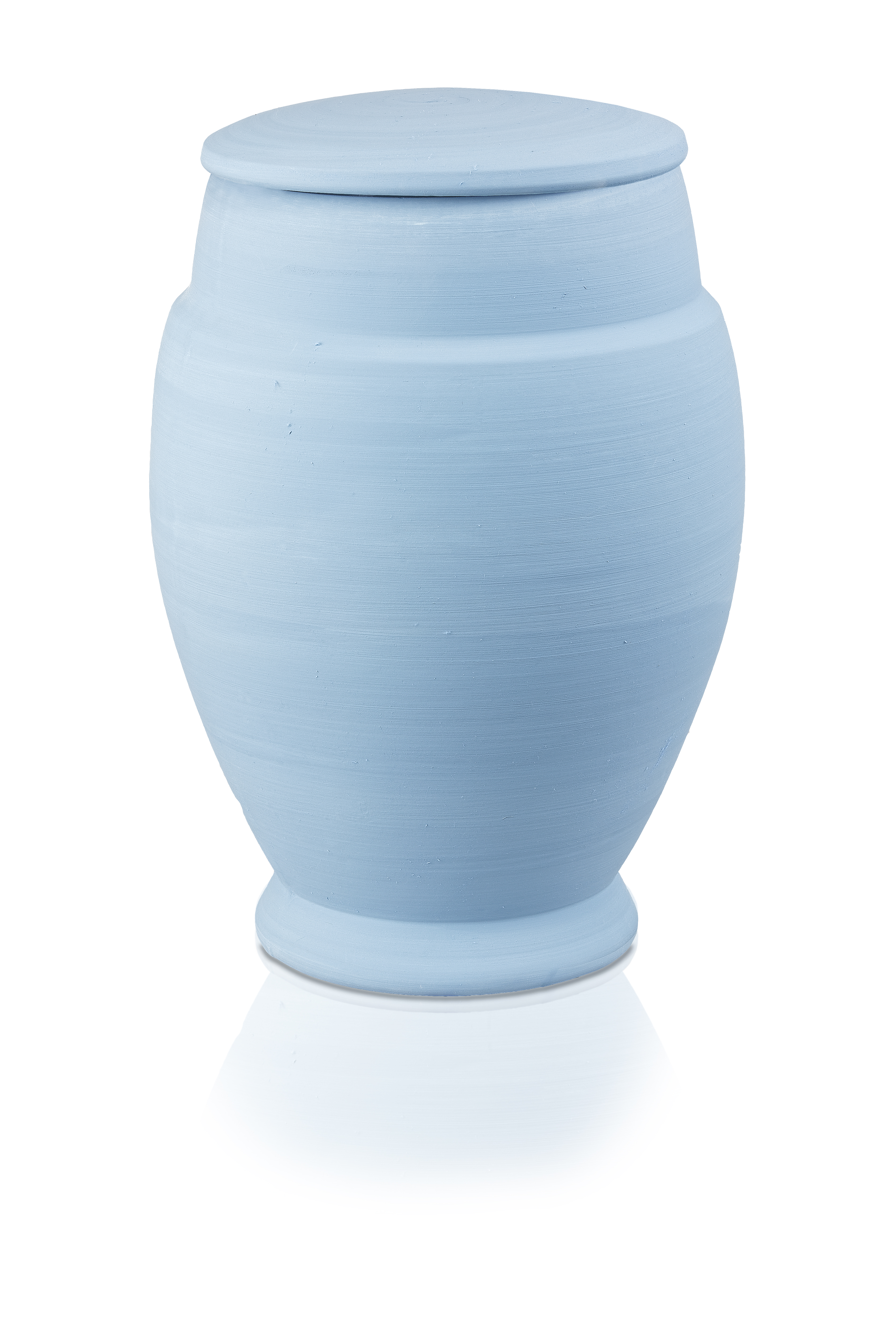 Keramikurne, blau, löslich
