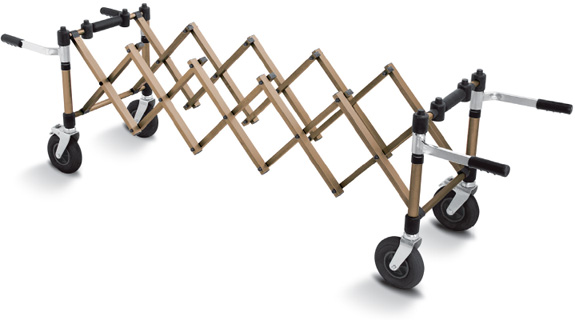Scherenwagen 84, bronze - 62 cm