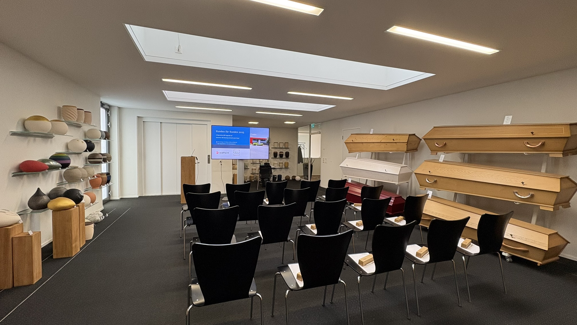 ERP-Migration: "Kunden für Kunden"- Event bei der Egli Sargproduktion AG