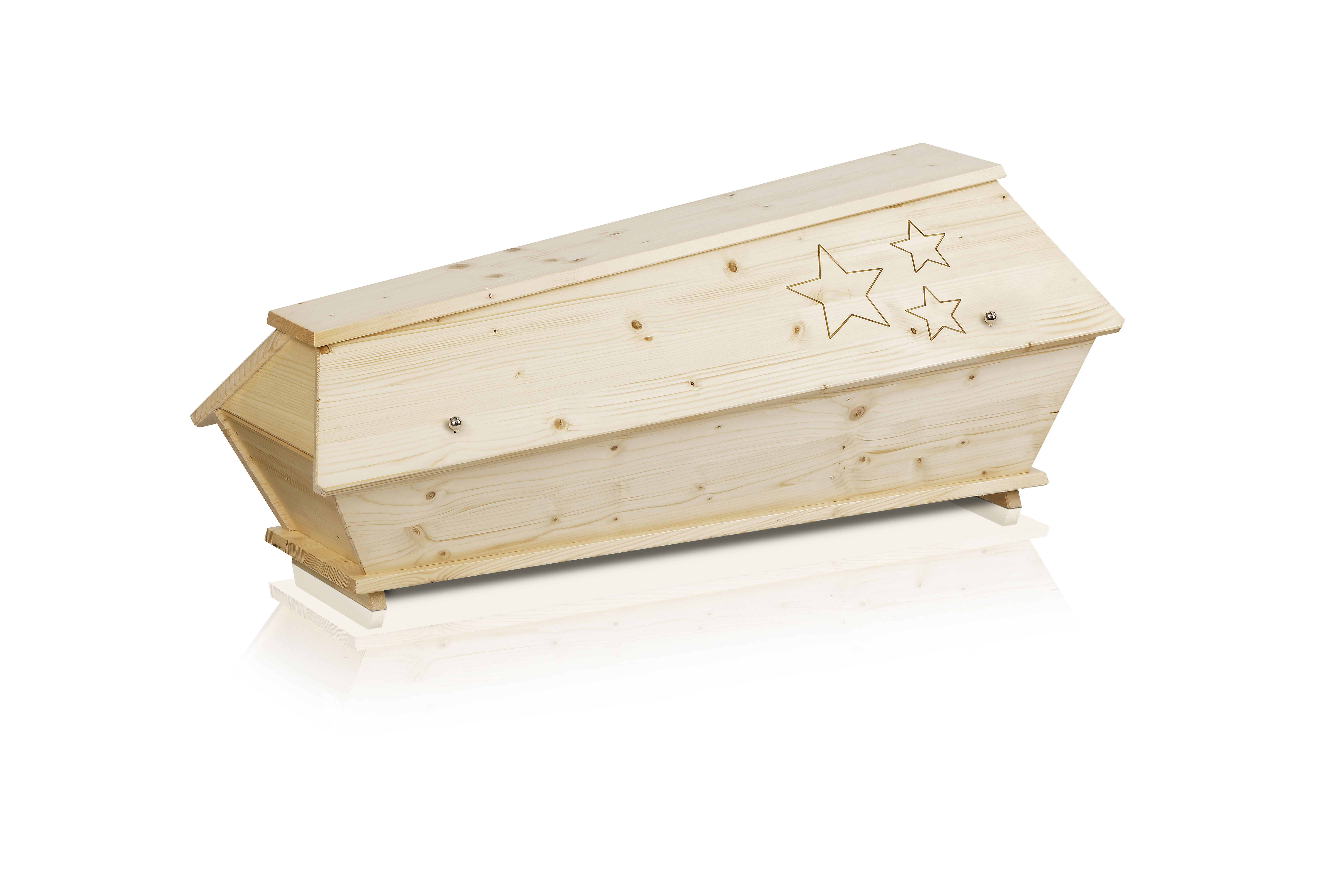 Massivholz mit Sternen