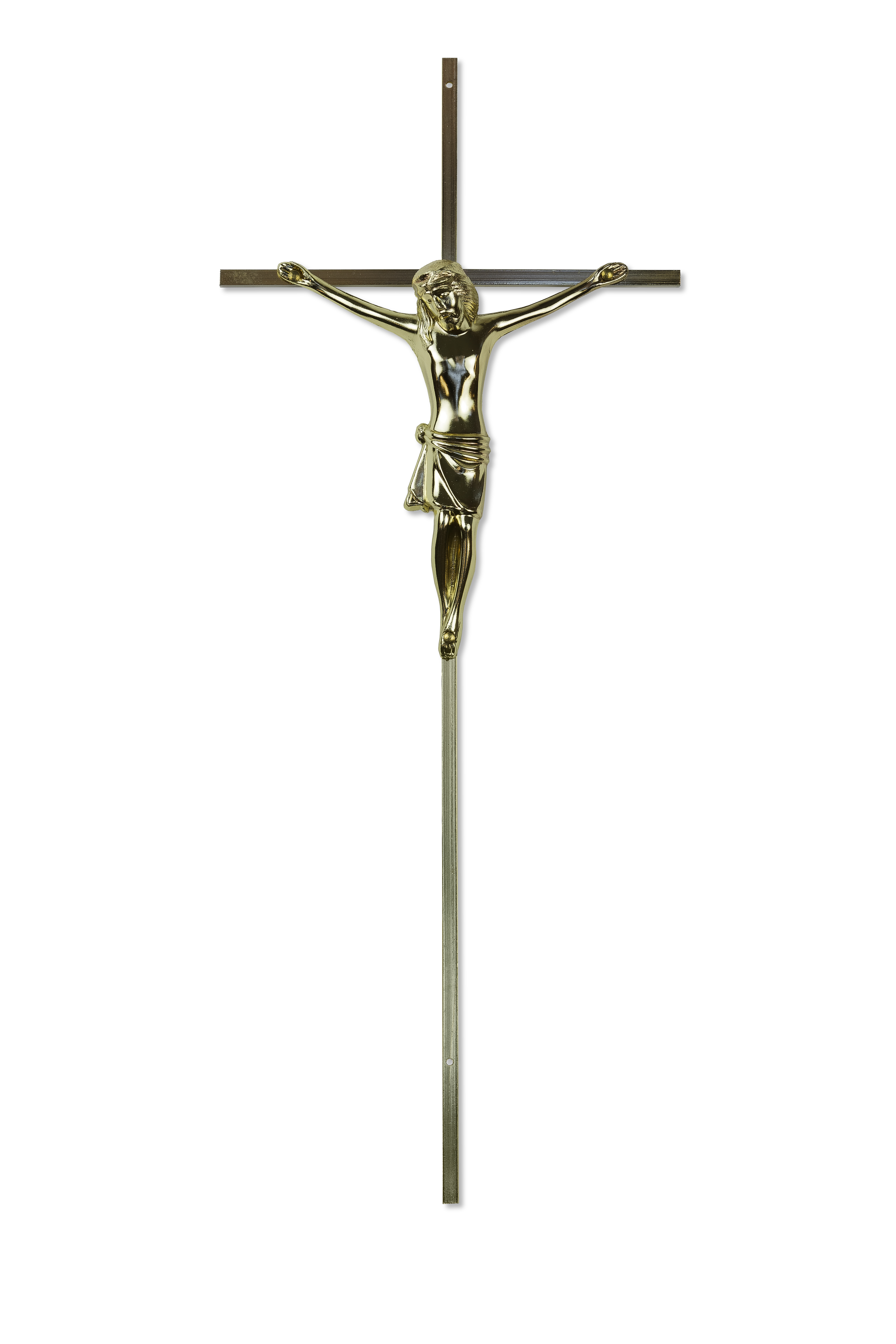Sargkreuz mit Christus Gold