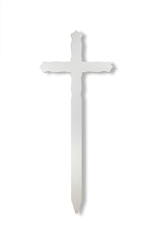 Grabkreuz Eiche geschweift (70mm)