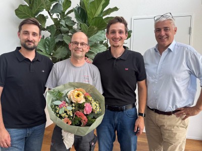 35-jähriges Dienstjubiläum von Beat Bircher