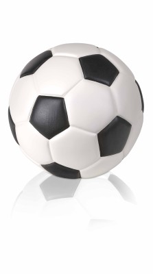 Holzurne Ball, Linde, bemalt