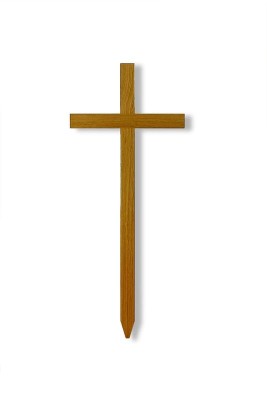 Grabkreuz Eiche profiliert (70mm)