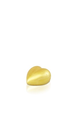 Keramik Kleinurne Herz, gold