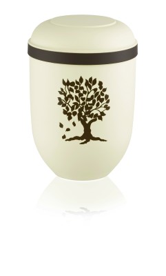Ökourne, Lebensbaum, beige