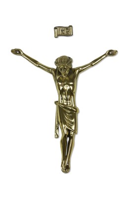 Christuskörper 25 cm Altgold