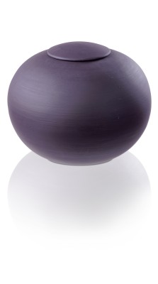 ★ Keramikurne Meridia, Aubergine