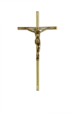 Sargkreuz mit Christus Gold für Kindersarg