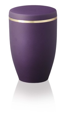 Stahlurne, Goldband, violett