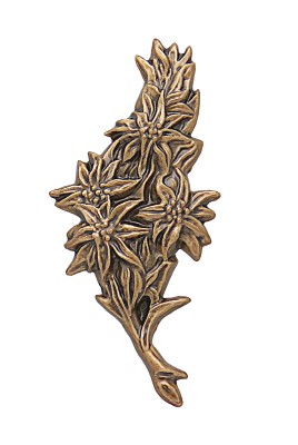 Emblem für Holzurne: Edelweiss