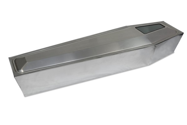 Zinkeinlage mit Plexiglas-Fenster