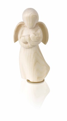 Holz Kleinurne Engel, Zirbel, Schraubverschluss