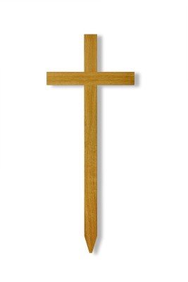 Grabkreuz Eiche (70mm)