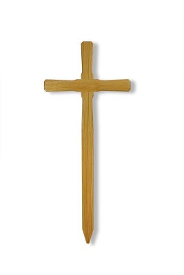 EI Grabkreuz Eiche profiliert (87mm)