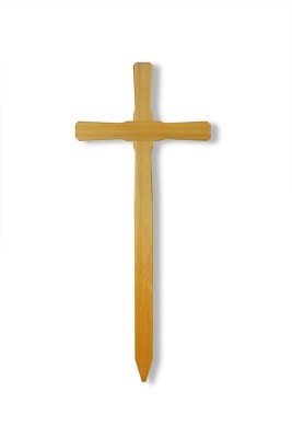 Grabkreuz Lärche profiliert (87mm)