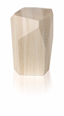 Holzurne Diamant, Esche, roh