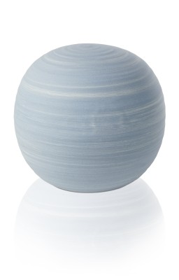Tonurne, Kugel, blau